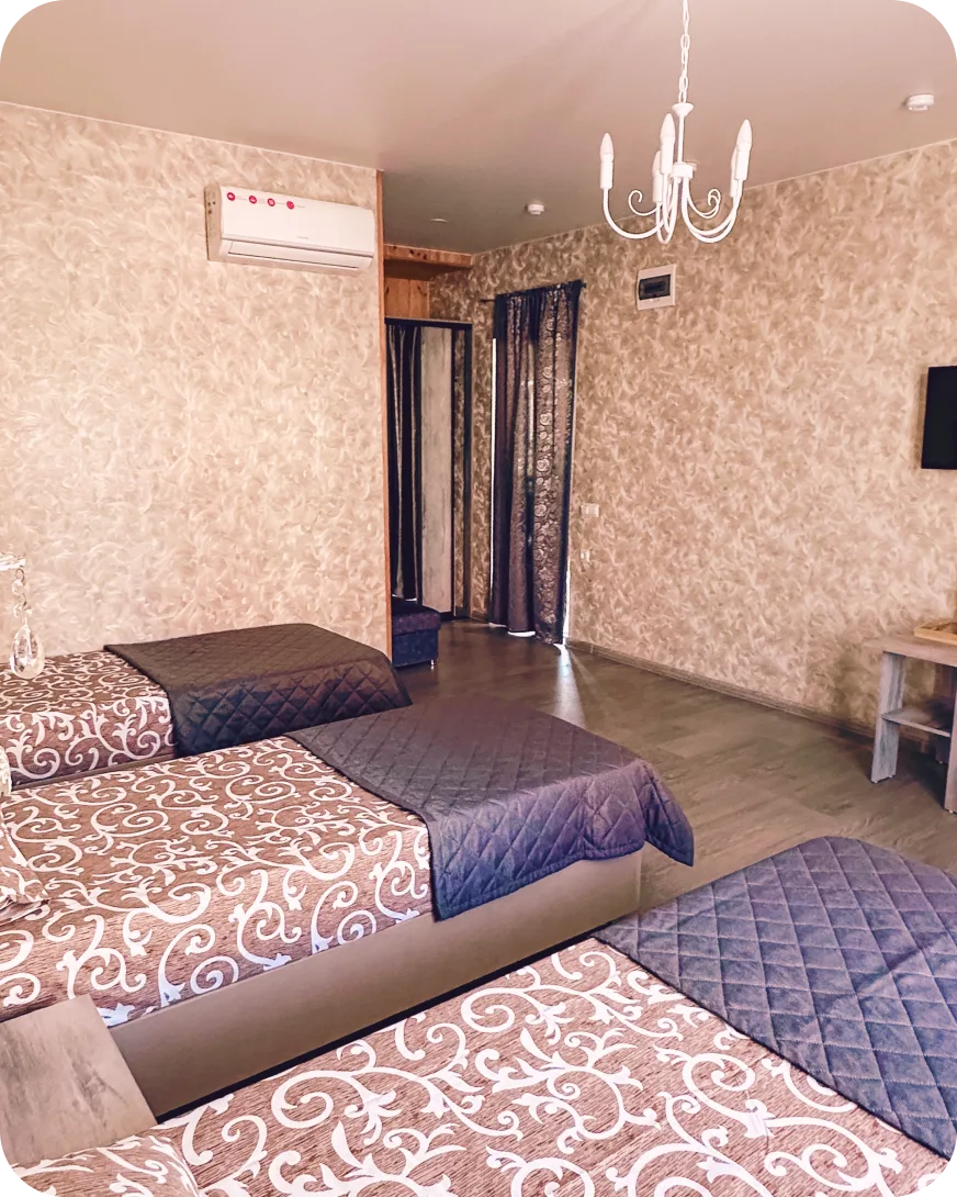 Номер Премиум лайт - улучшенный номер с двуспальной кроватью и диваном